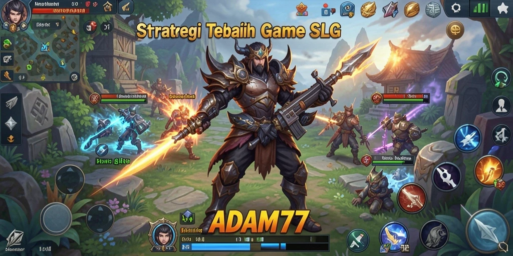 Gameplay SLG yang mendebarkan di ADAM77.