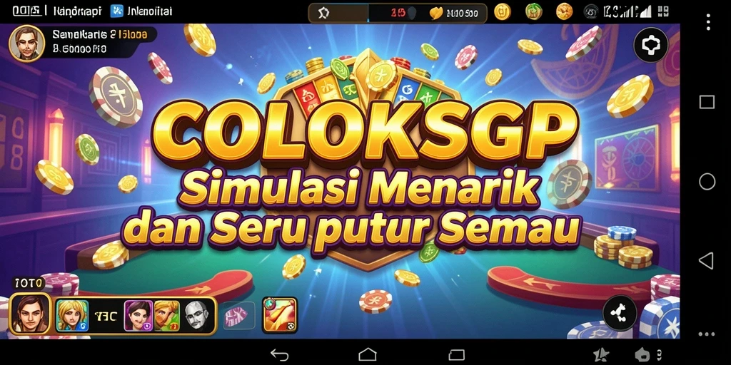 Screenshot gameplay COLOKSGP menampilkan momen seru dan interaktif.
