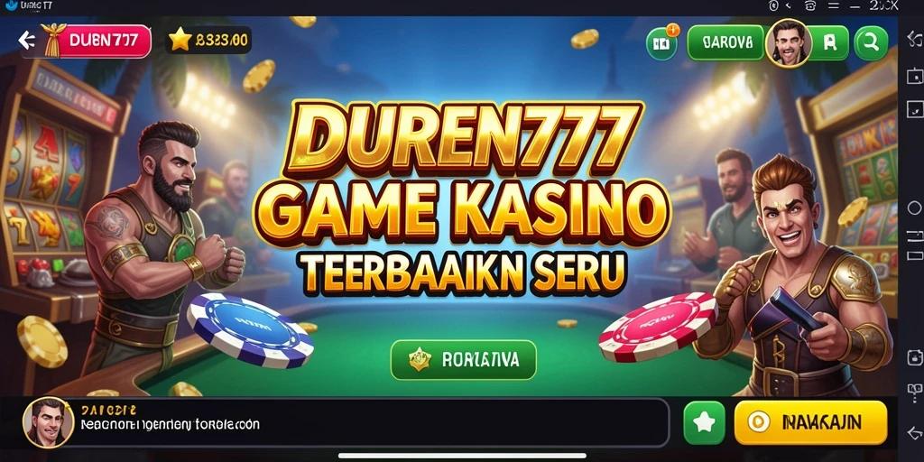 Tampilan gameplay DUREN777 yang mendebarkan dan seru.