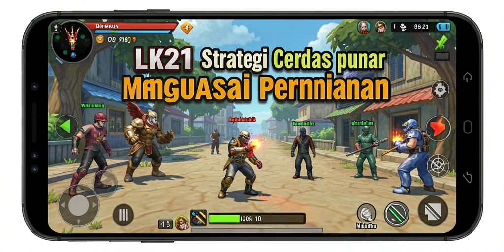Screenshot LK21 yang menunjukkan aksi strategi mendebarkan.