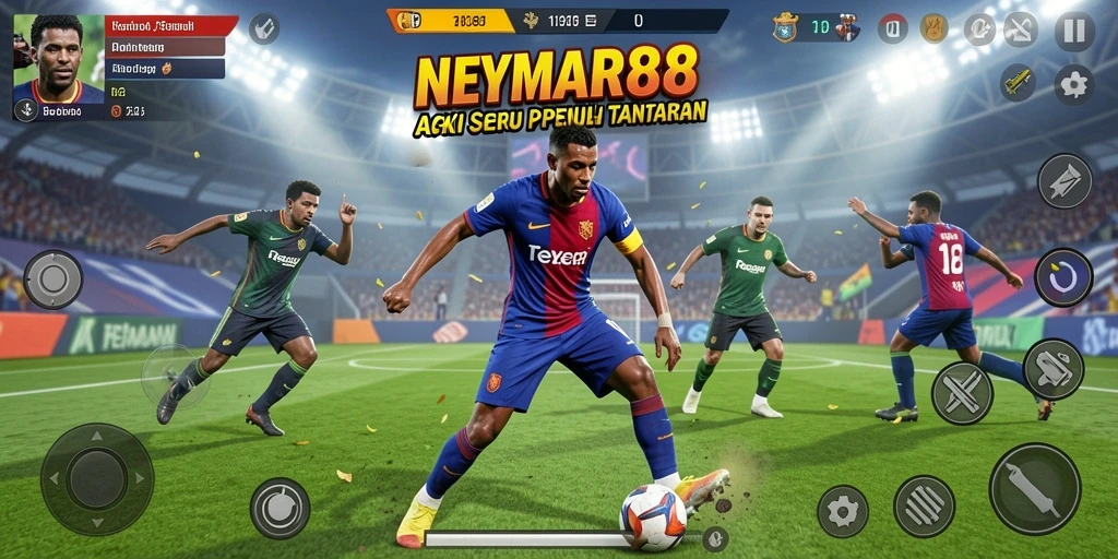 Tampilan gameplay menarik dari NEYMAR88 dengan berbagai aksi mendebarkan.