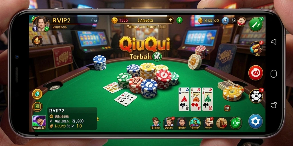 Tampilan dinamis gameplay QiuQiu di RVIP2.