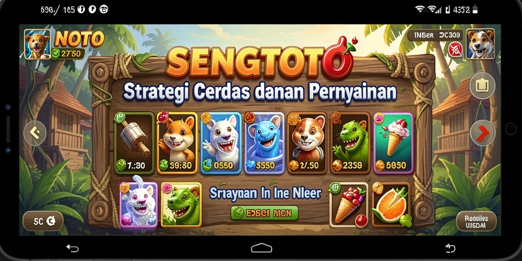 Tampilan gameplay menarik dan strategi mendalam di SENGTOTO.