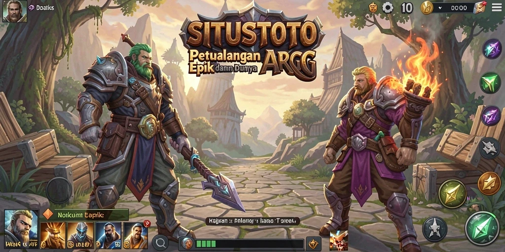Tampilan gameplay <strong>SITUSTOTO</strong> yang penuh aksi dan petualangan.